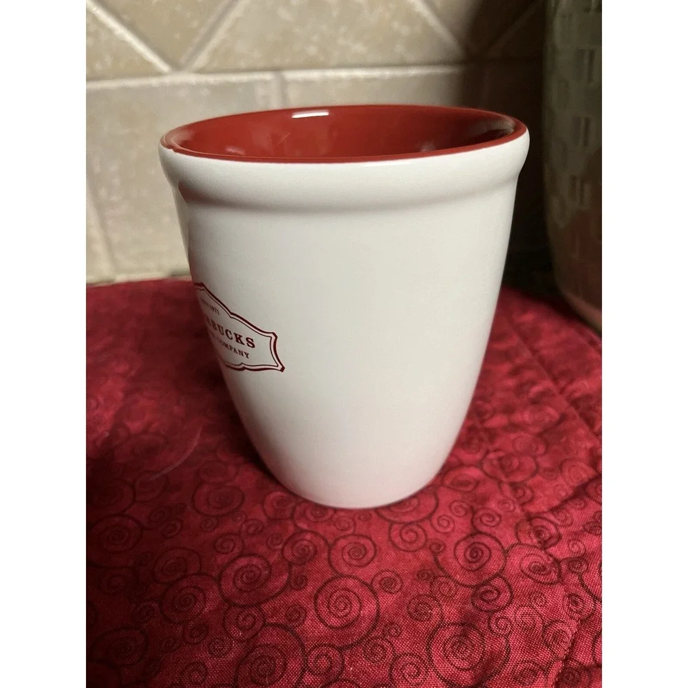 Starbucks Mug Starbucks White And Red Mug Original Style Mug